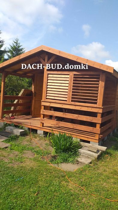 Domki domek drewniany letniskowe SINNESRO 24mkw