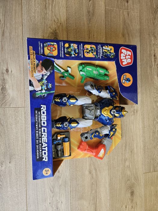 Elefun Robo Creator Internatywny Duży robot do składania światło dźwię