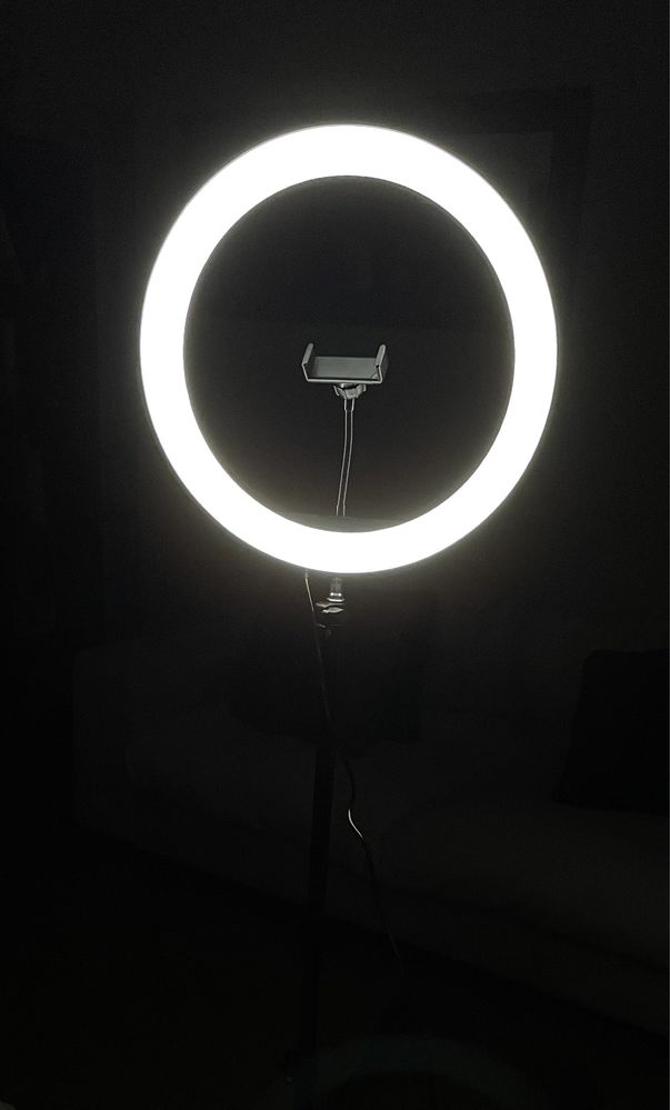 Ring Light RGB Led 36cm com tripé