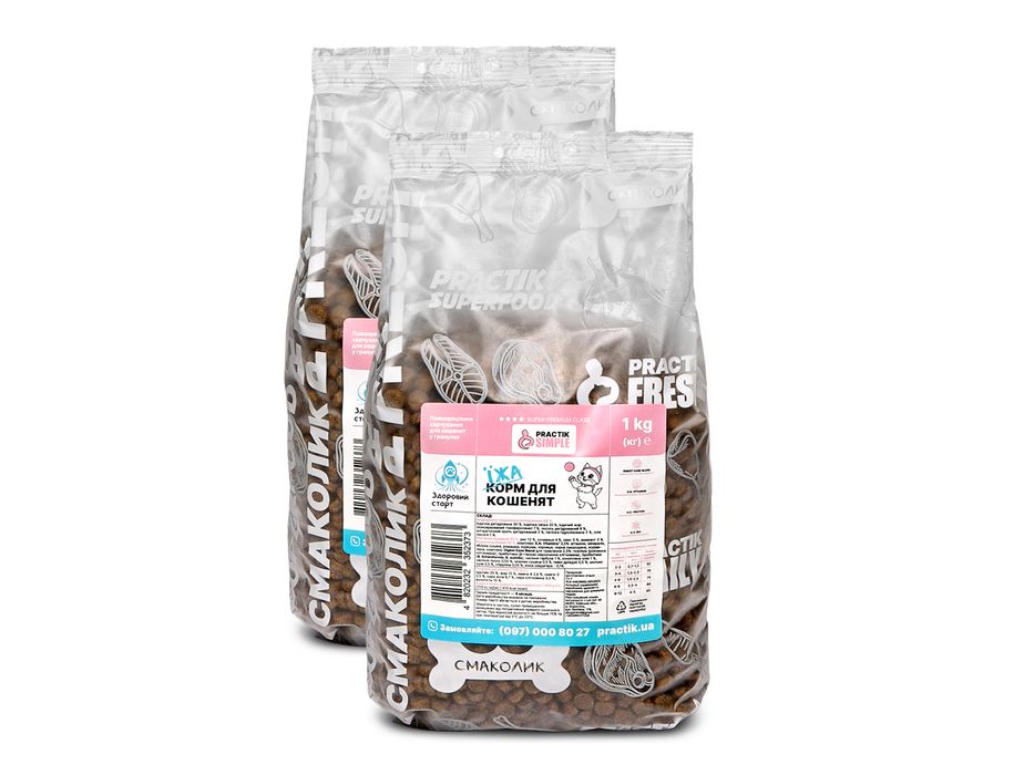 Їжа для кошенят «Здоровий старт» PRACTIK SIMPLE 2 кг