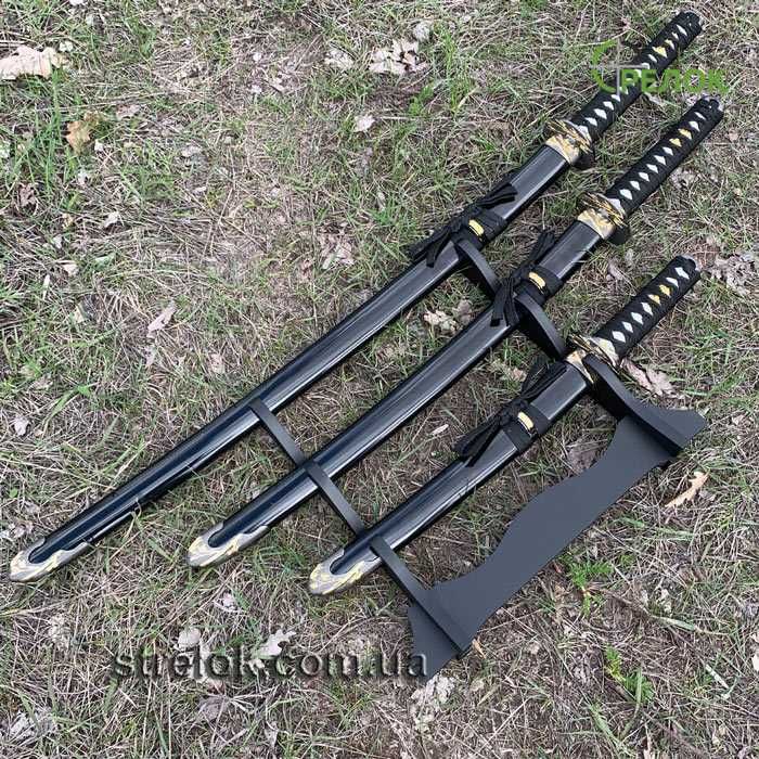 Самурайский меч катана, набор 3 в 1 (арт. 03135)