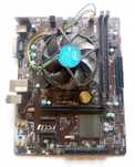 Материнская плата MSI H110M PRO-D Сокет 1151 + Процессор Pentium G4600