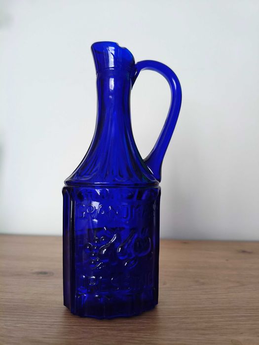 Butelka dzbanek GRANDMAS DRESSING kobalt Włochy