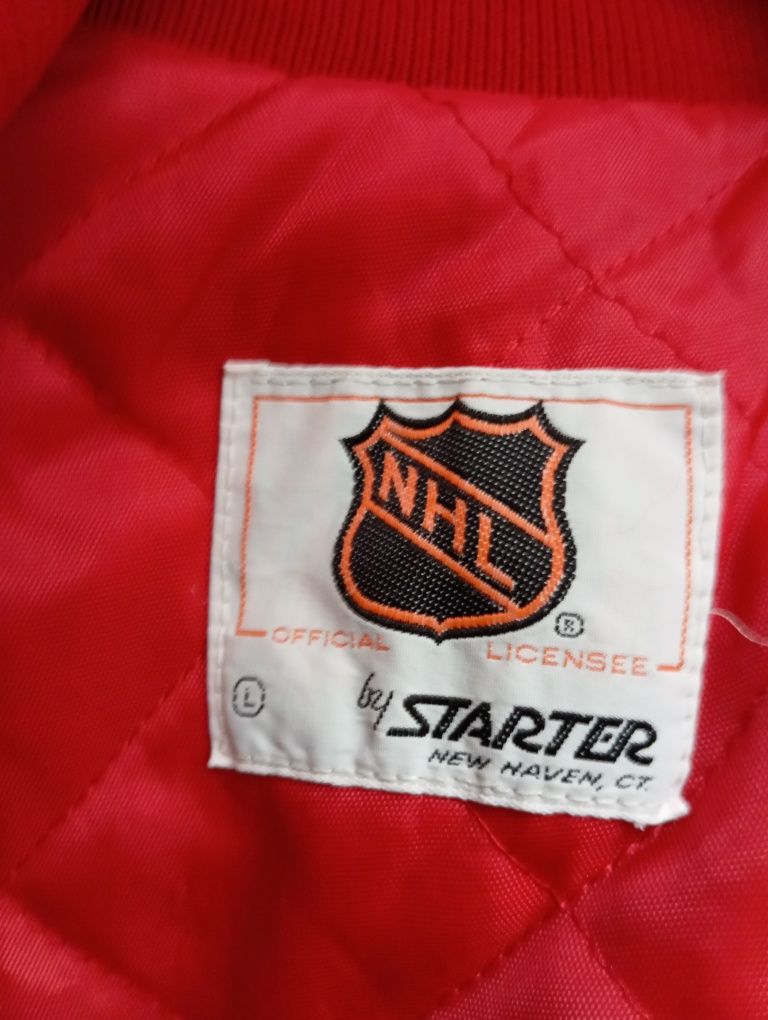 Kurtka bomberka NHL Colorado rockies z lat 70 80 vintage L