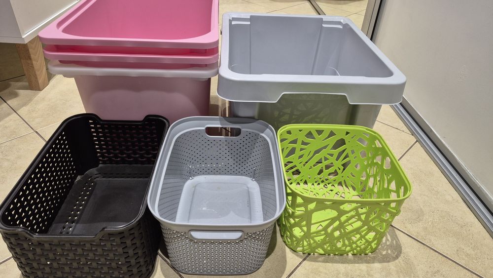Pojemniki Ikea trofast i inne