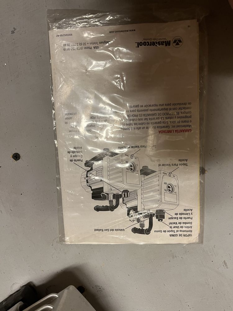 Pompa prozniowa mastercool 42l/min do klimatyzacji