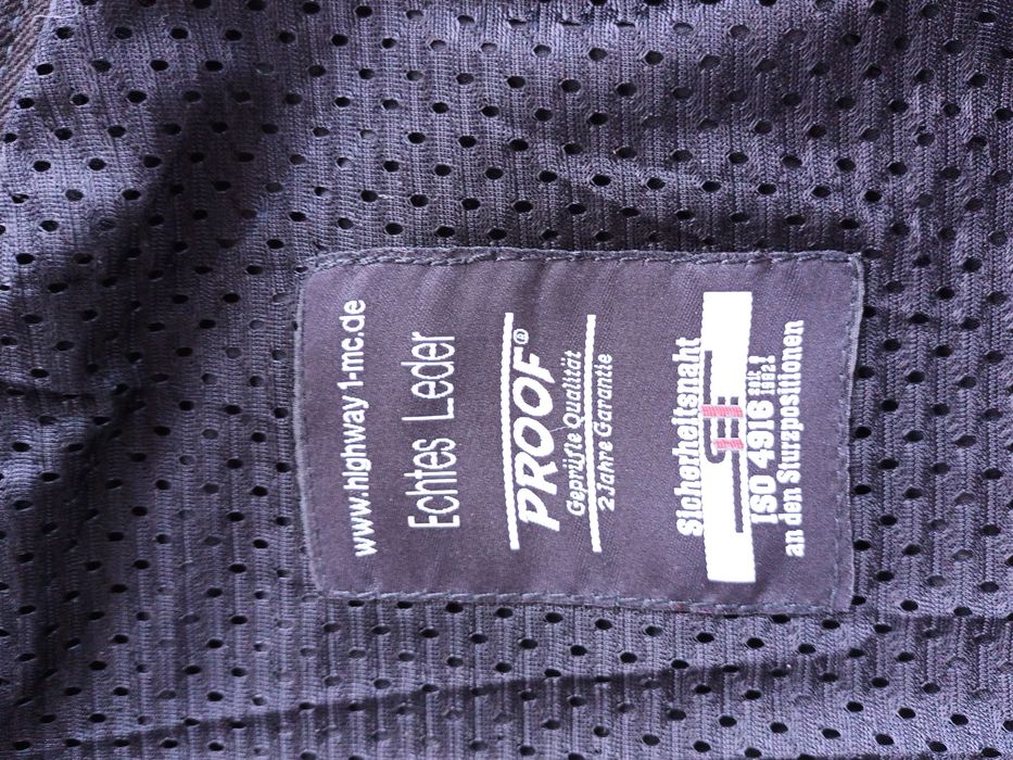 Spodnie skurzane na motor 102 w pasie