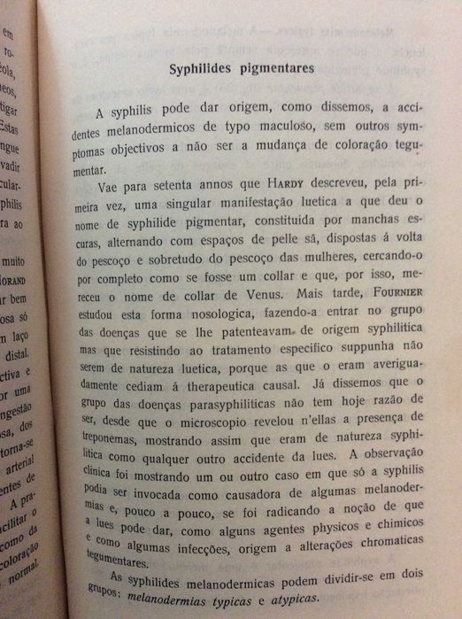 A Syphilis - Suas manifestações tegumentares. Imagens impressionantes.