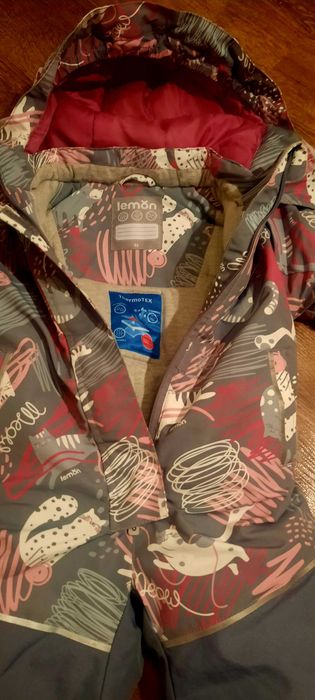 Dziewczęcy kombinezon zimowy 86- Lemon Explore