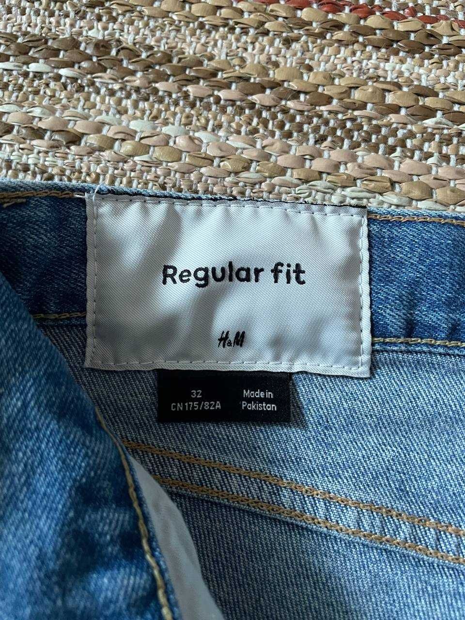 Широкі Джинсові Шорти від H&M Regular wide Fit Розмір 32