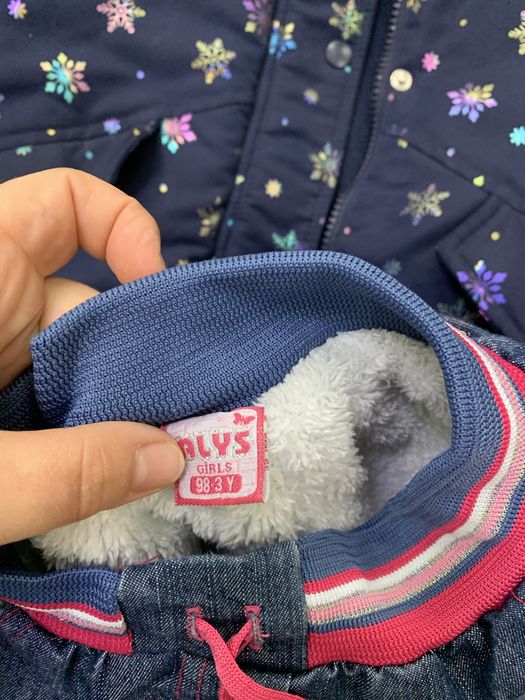 Куртка + штани утеплені для дівчинки 98