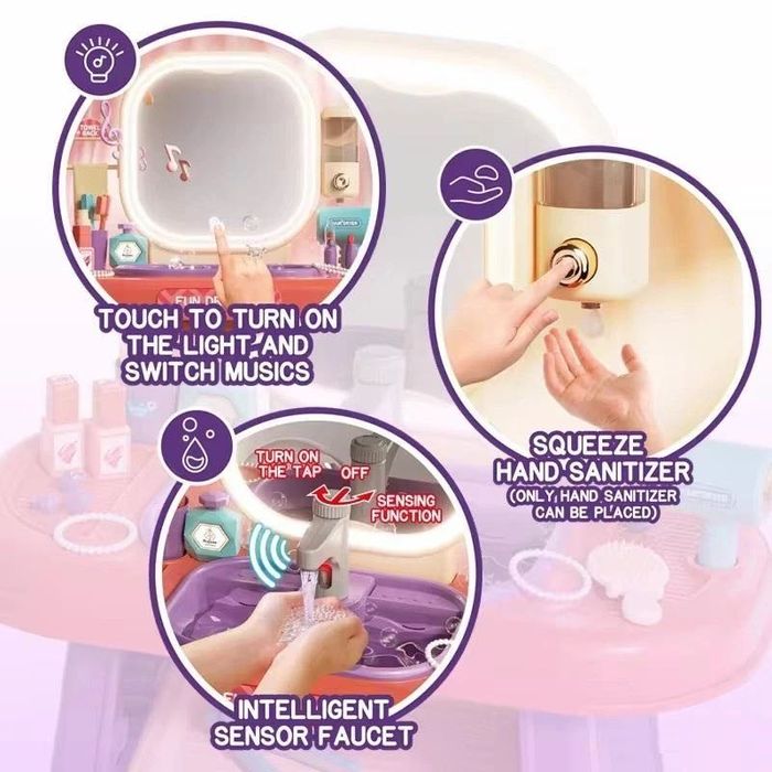 Дитяче трюмо Play House дівчачий столик салон краси