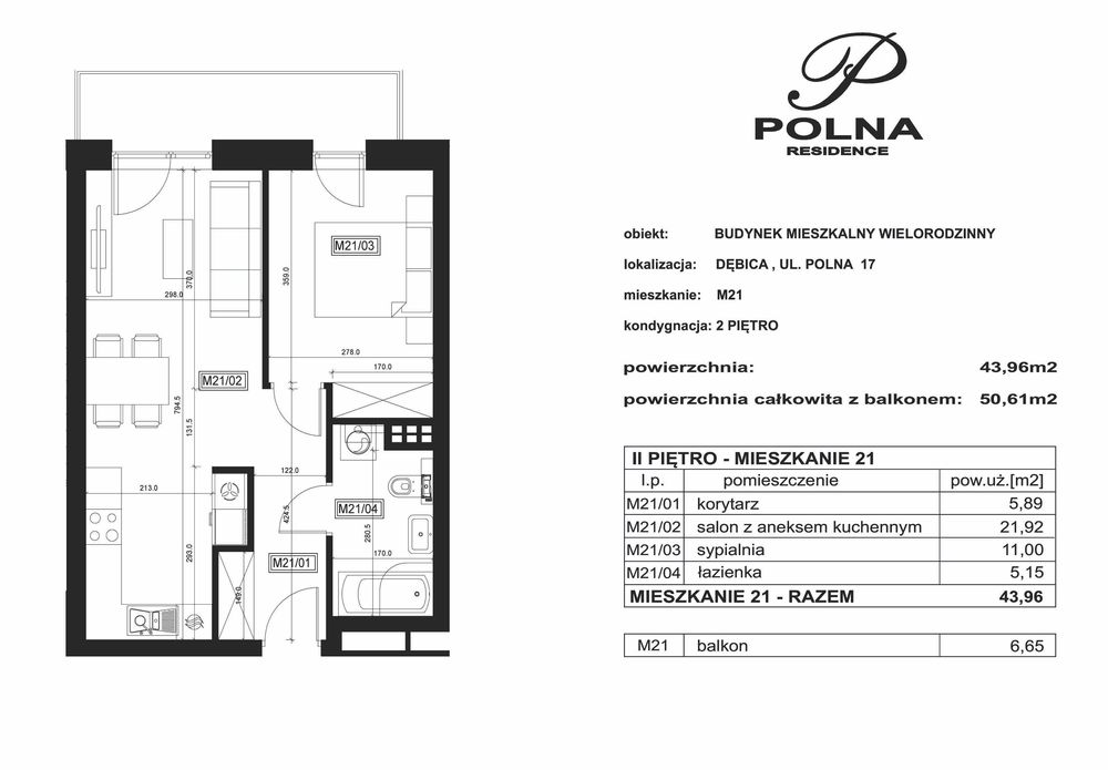 APARTAMENT M 21  na sprzedaż