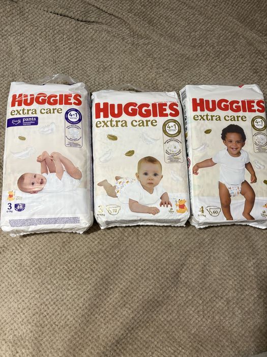 Підгузки памперси huggies extra care трусики розмір 3 4