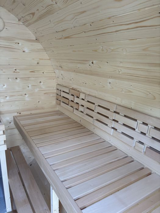 Sauna beczka  200cm  gotowa od reki.