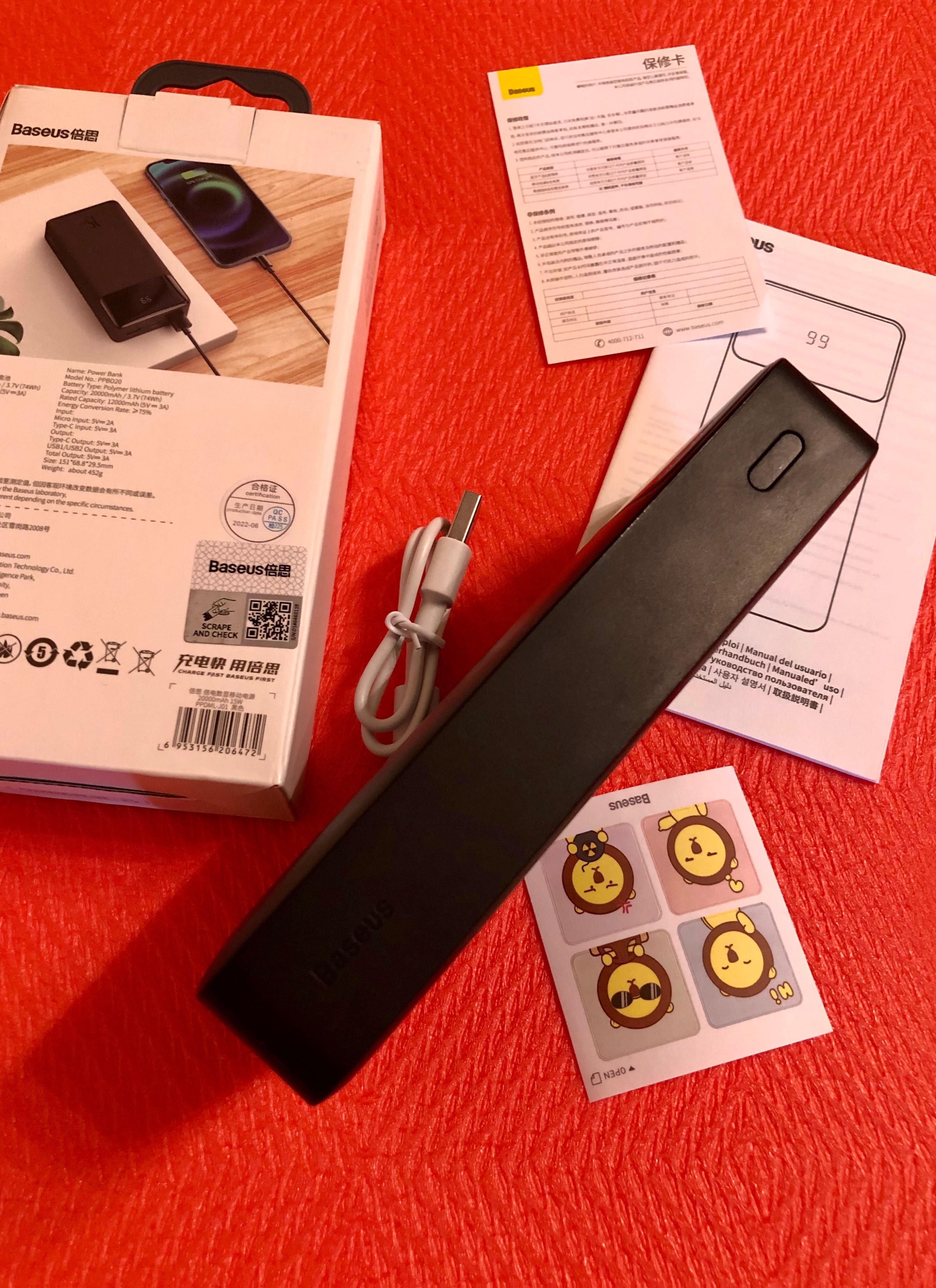 Зовнішній акумулятор 20000mAh павербанк Powerbank повербанк оригінал