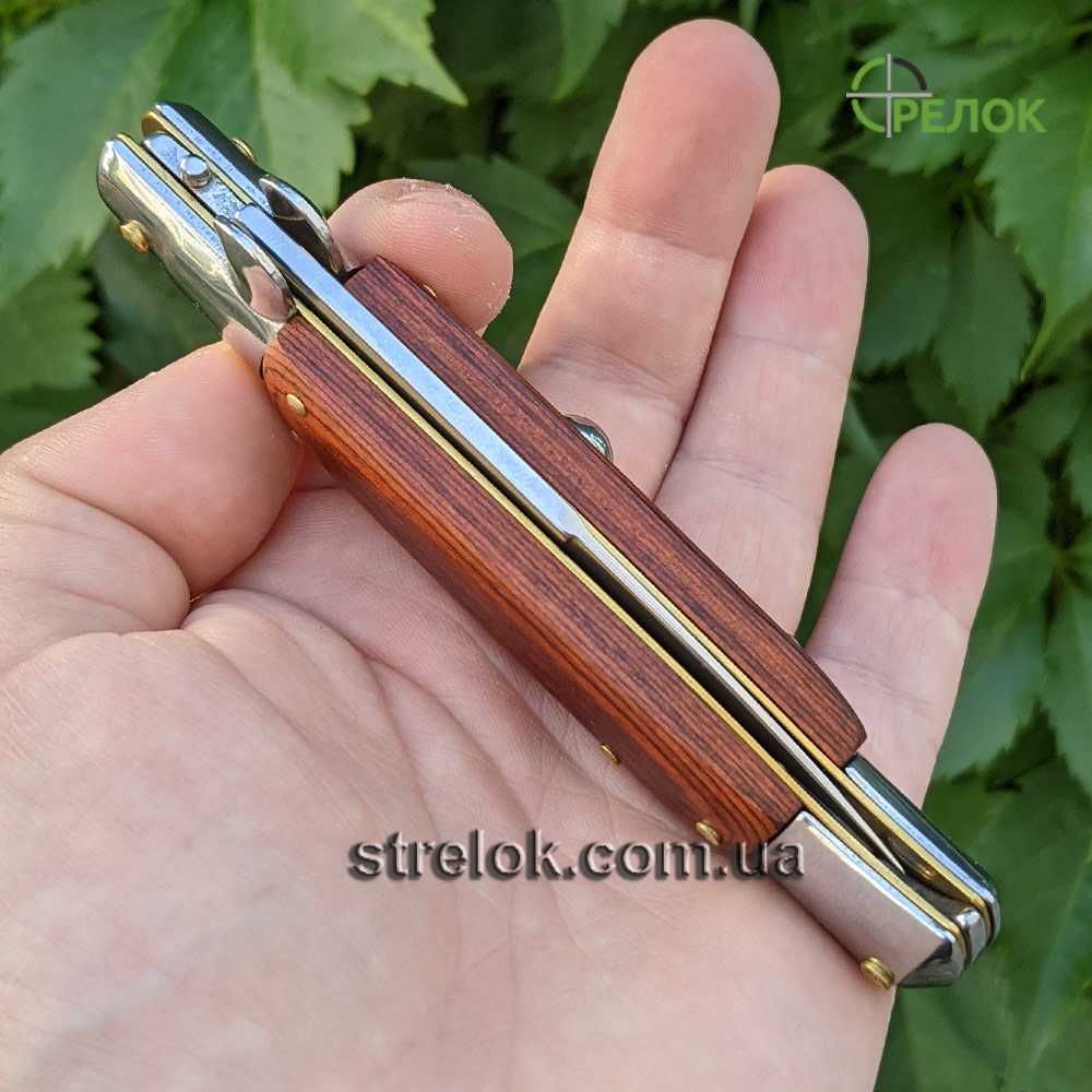 Нож выкидной СТИЛЕТ wood version