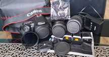Canon EOS 70D pełen zestaw aparat lustrzanka obiektyw
