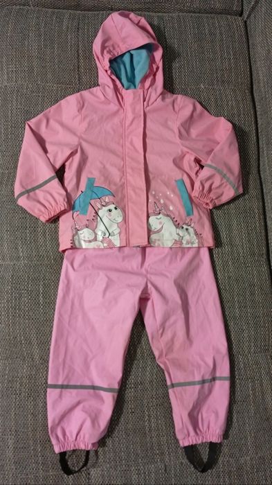 Водонепроникний дощовик та штани Kiki&Koko. На вік 3-5 років, 104-110