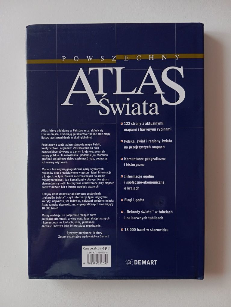 Książka Atlas Świata