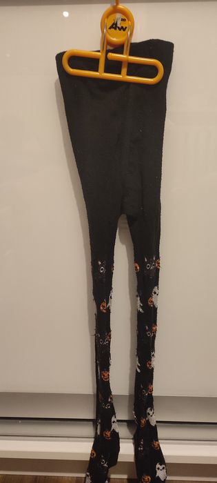 H&M rajstopy dla dziewczynki Halloween 110/116