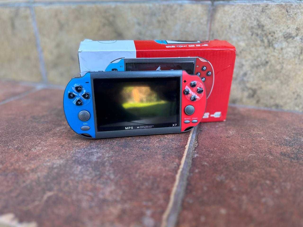 Портативная игровая консоль sony. Приставка PSP X7- Экран 5.1" 8Гб МP5