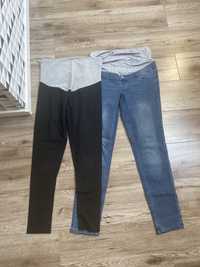 Spodnie ciazowe jeansy legginsy 40