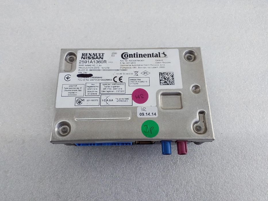 Módulo / leitor de navegação do GPS RENAULT Zoe (BFM_)