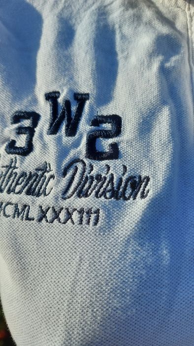 Koszulka polo biała chłopięca wiek 12/14 lat firma Red Blue