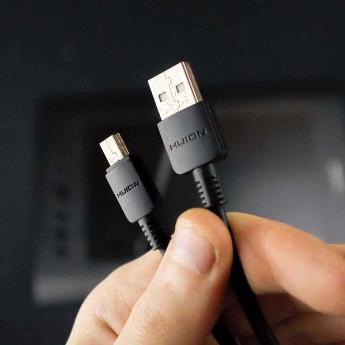 Графический планшет huion h610pro v2