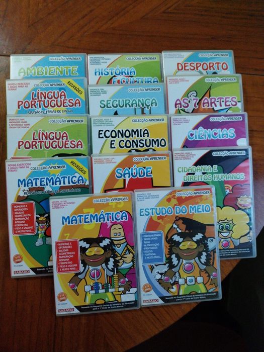 DVDs noddy/ colecçãoaprender 50€ cada