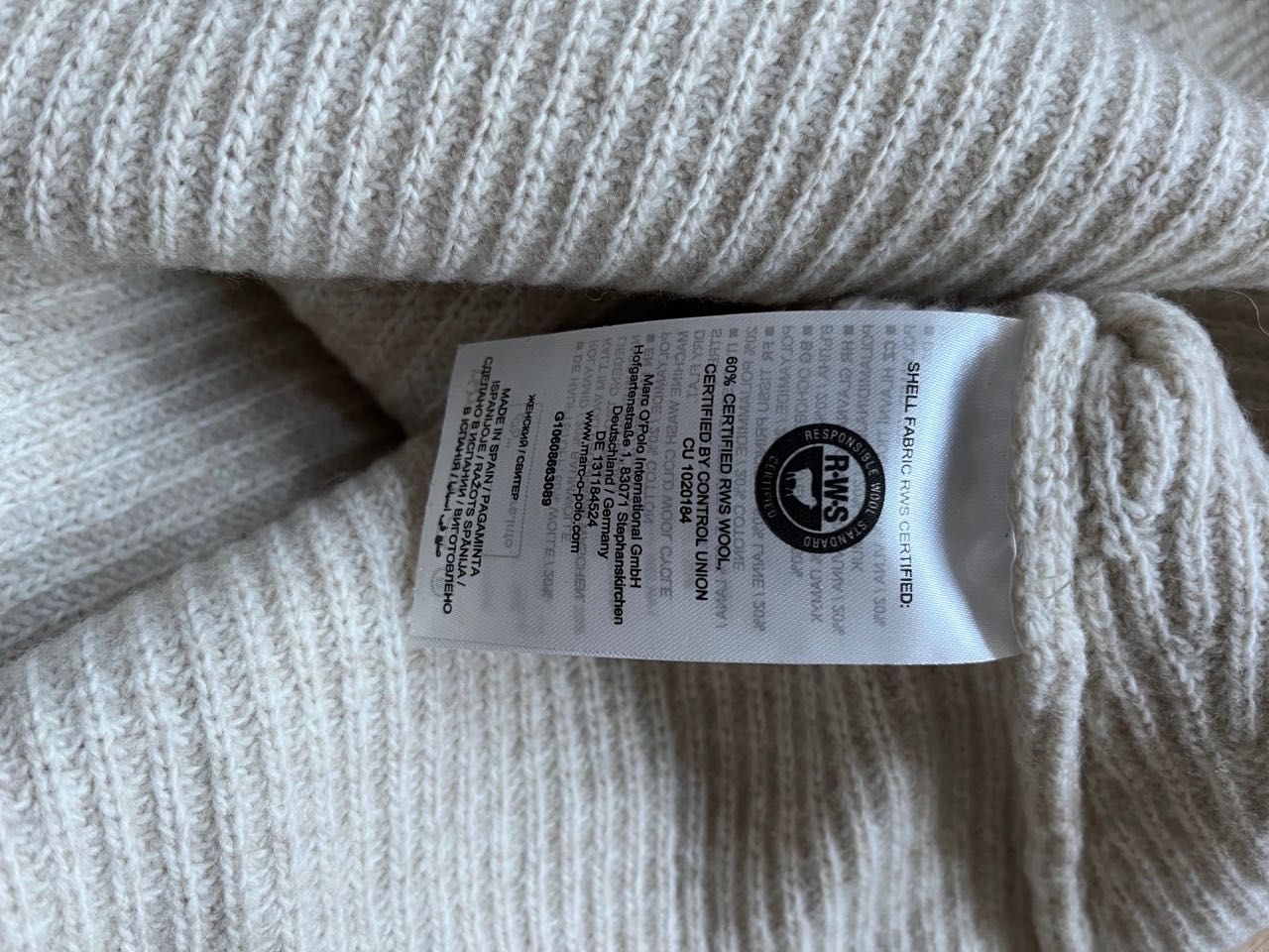 Sweter bezrękawnik wełna Marco O'Polo XS