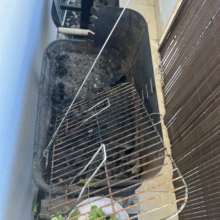 Grelhador para varanda de apartamento ou jardim