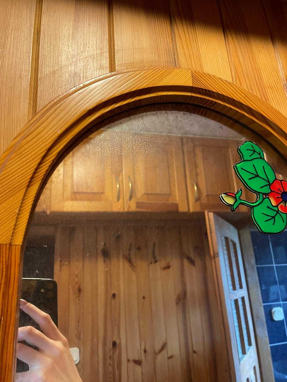 Lustro w drewnianej ramie odbiór Gdańsk Wrzeszcz