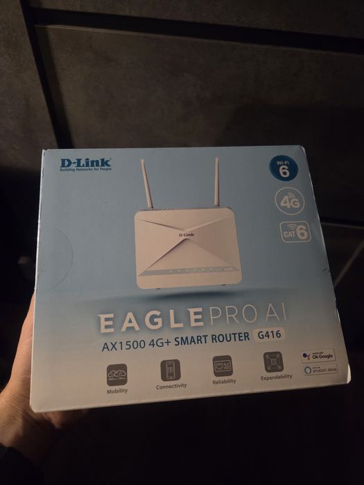 Nowy Router D-LINK g416 karta sim okazja wifi 6 4g do domu na dzialke