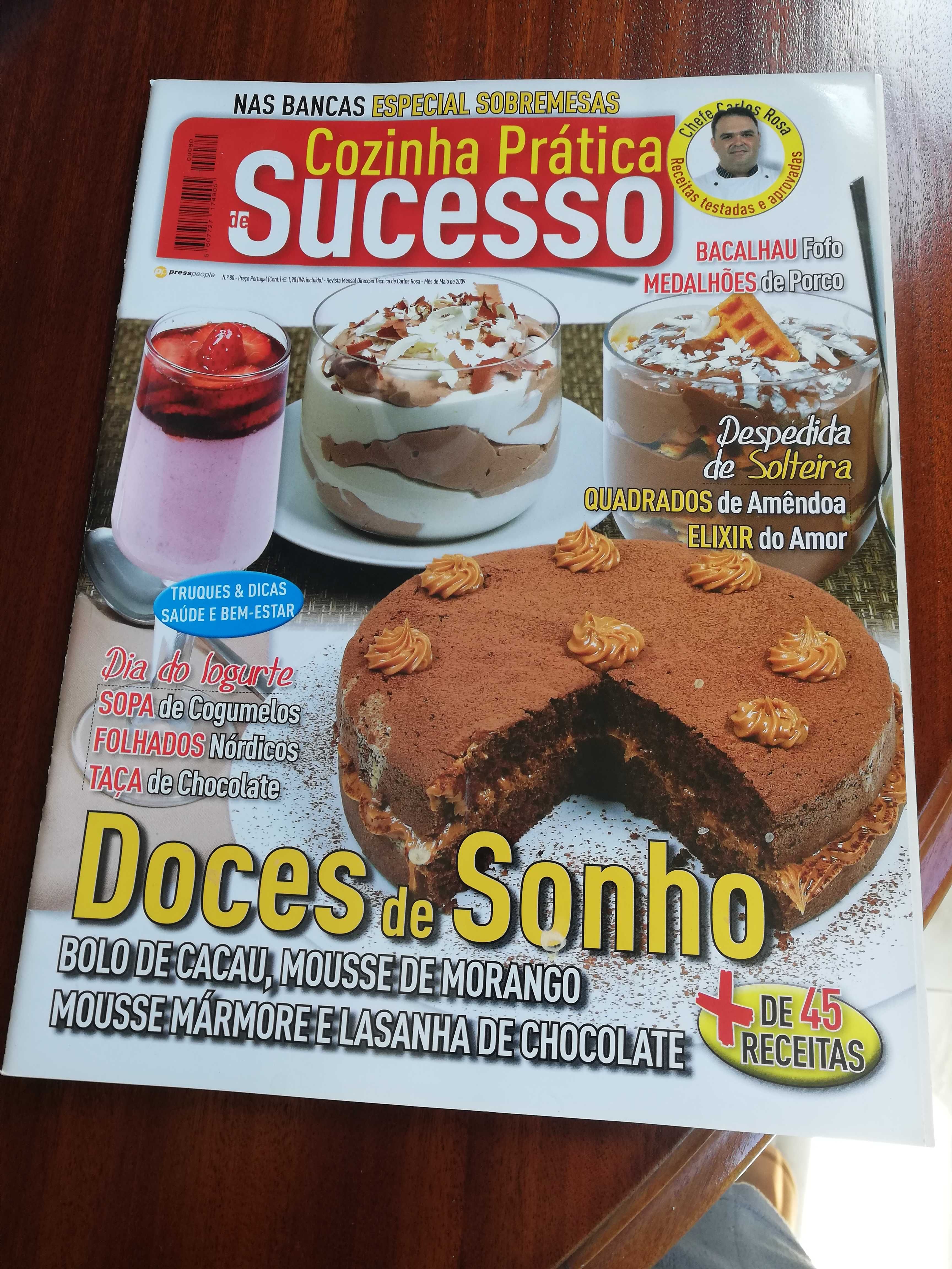 Revistas de culinária - Cozinha de Sucesso