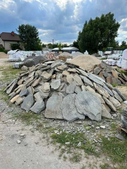 Kamień Ozdobny Łupek Szarogłazowy Ogród Akwarium Ścieżka Akwarium