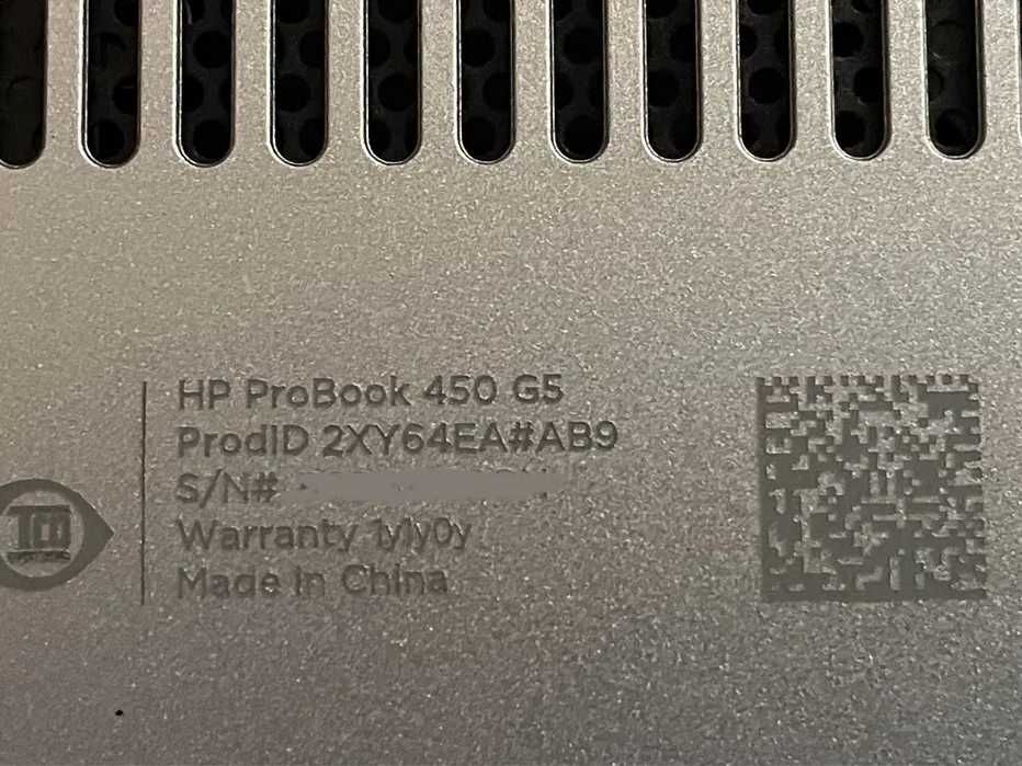 Computador HP ProBook 450 G5