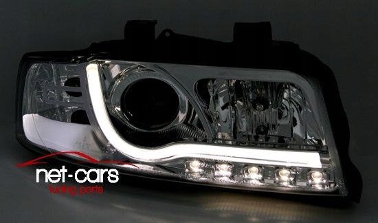 Reflektory Lampy przód AUDI A4 B6 8E TUBE LIGHTS NEON C