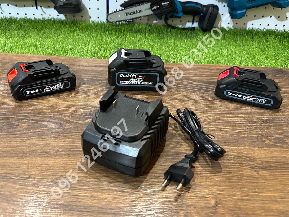 Makita DeWALT Аккумулятор и зарядные устройства 12-48V 1-9Ah Зарядка