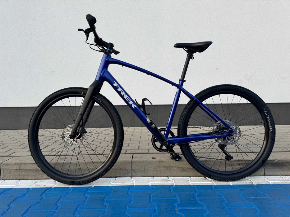 Rower fitness TREK Dual Sport 3 generacja 5 niebieski CARBON widelec L