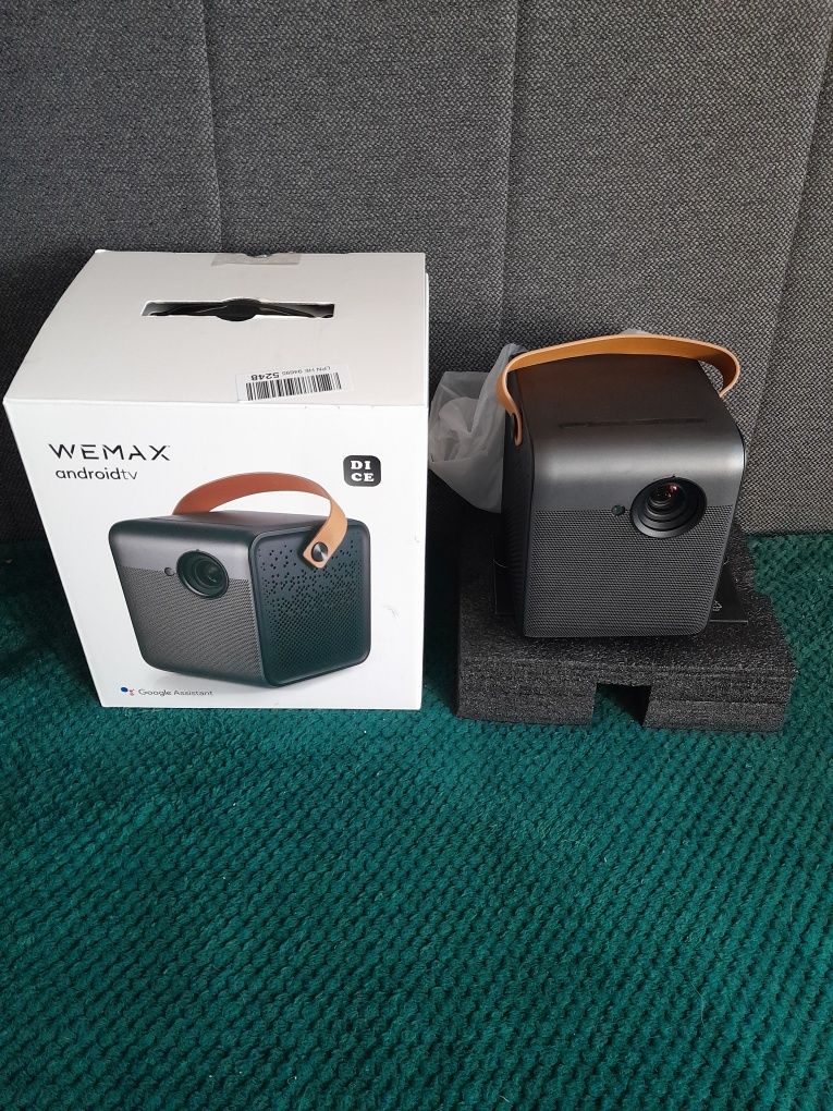 WEMAX Dice Mini przenośny projektor,Smart Android TV 9.0, 700 ANSI