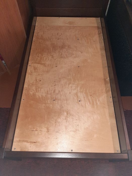 Дубова кровать детская с ортопедическим матрасом