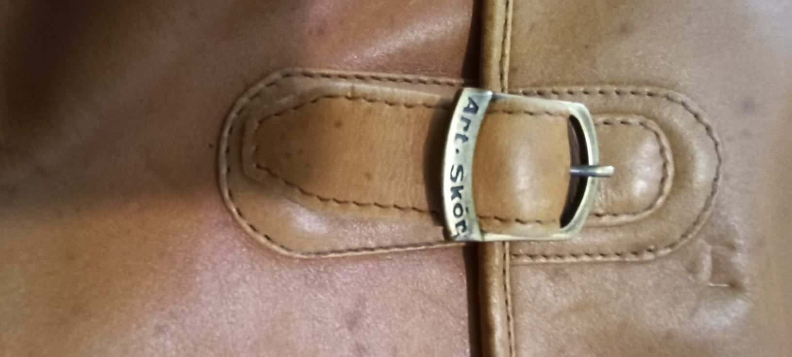 Mala em couro vintage