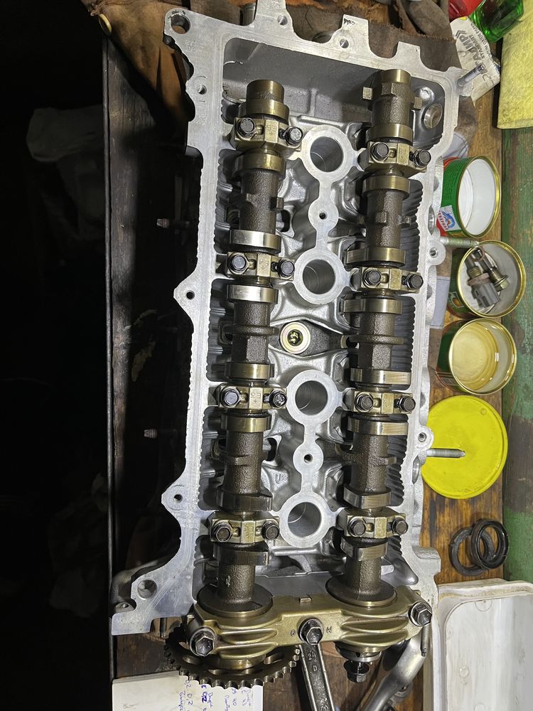 Гбц Toyota 1.8 1zz-fe головка 3zz 4zz 1.4 1.6 распредвалы клапана