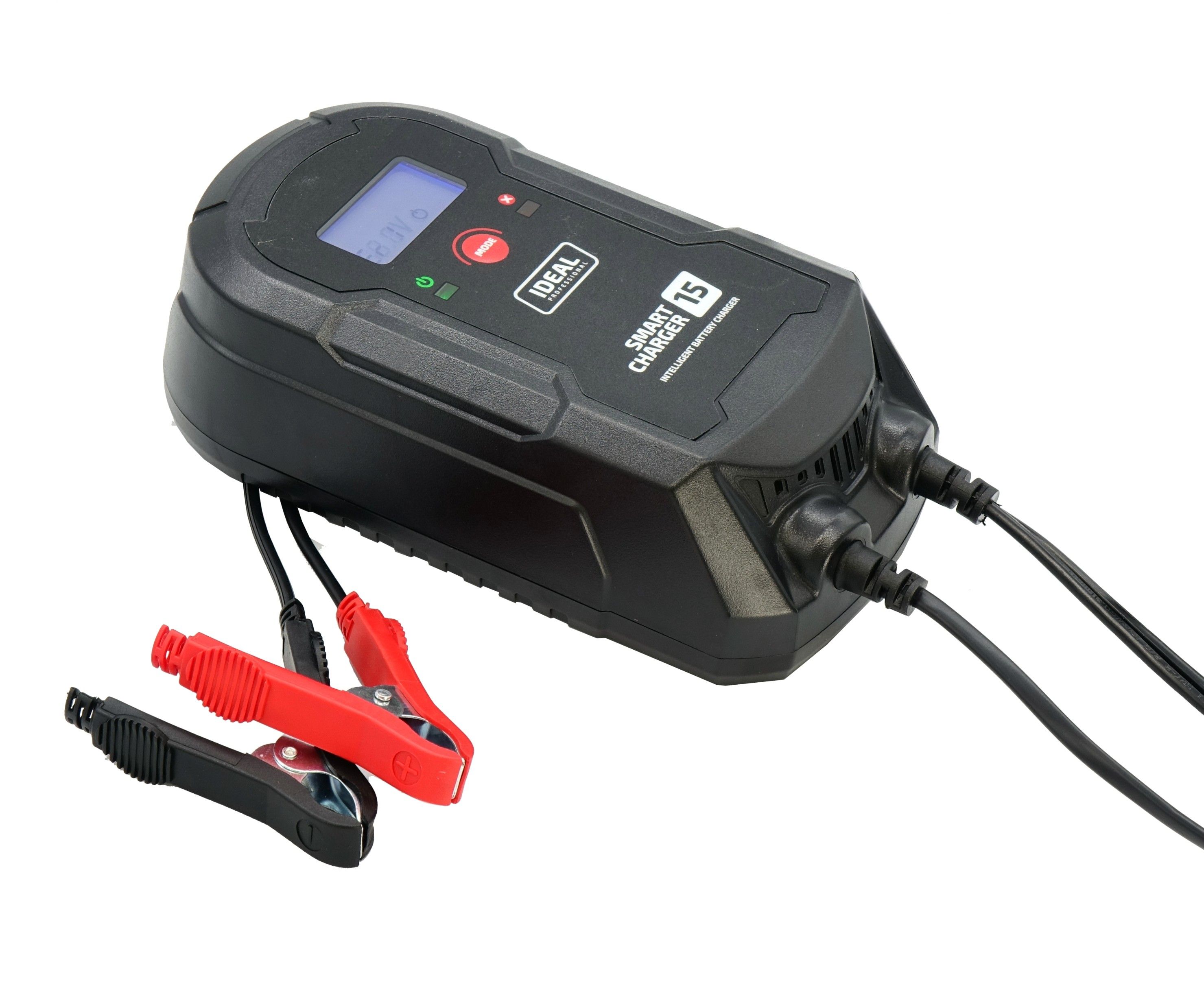 prostownik automatyczny smart charger lcd 15 6/12v 15a agm gel efb wet