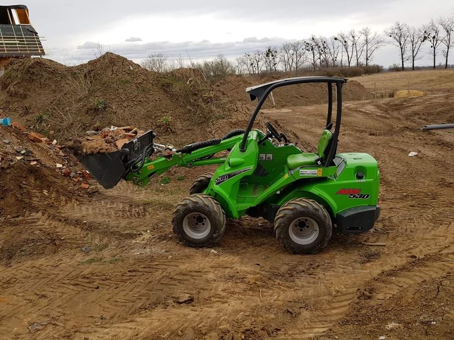 Usługi minikoparką, odwierty,przesiewanie, wykopy, niwelacja, wysiew