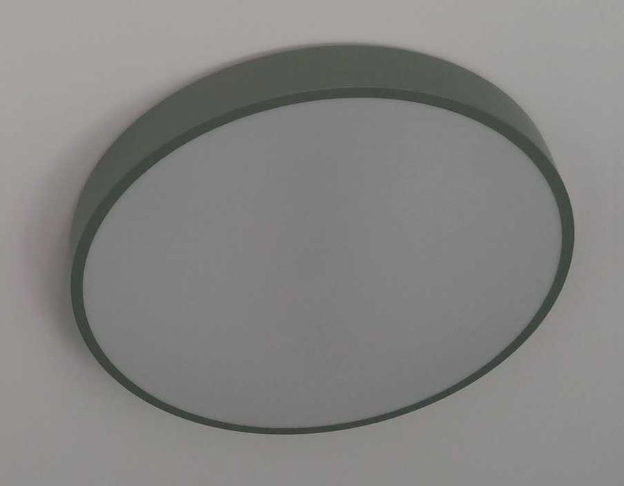 Plafon led, lampa sufitowa zielona