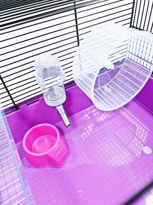 Просторная клетка MILOS MEDIUM для хомяков/крыс.NEW.Италия. 50x35x25см