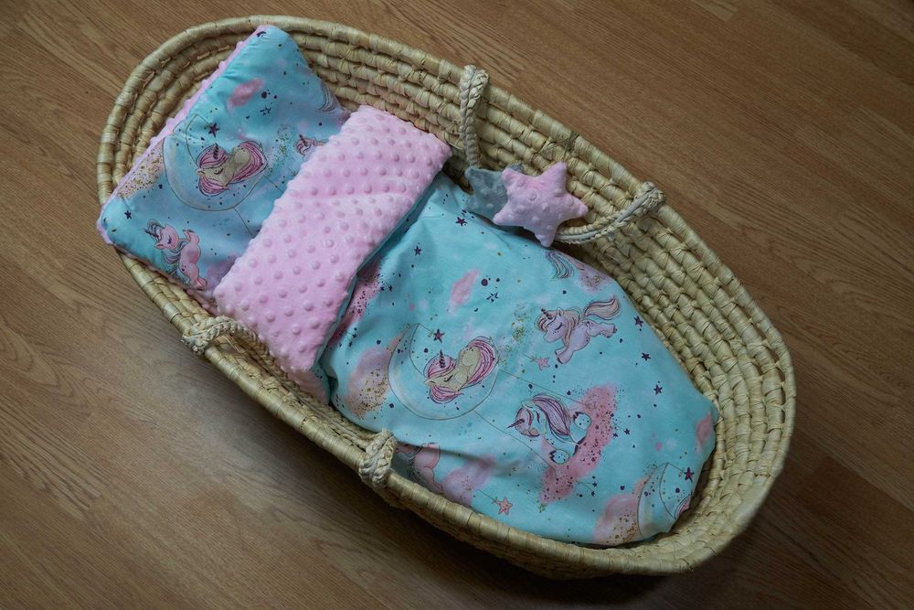 Poduszka Kocyk Do Wózka Komplet Letni Lub Zimowy 50x75 Minky Wzory